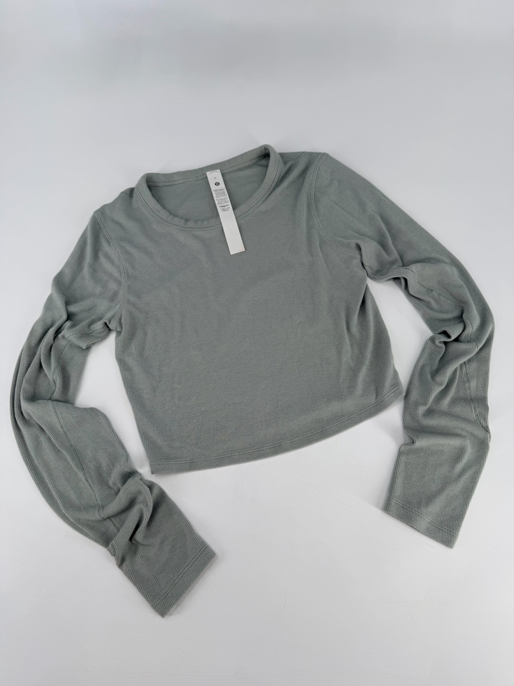 Lululemon Hold Tight Straight-Hem Cropped Long-Sleeve Shirt 6